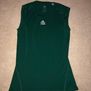 Sleeveless adidas techfit climalite shirt